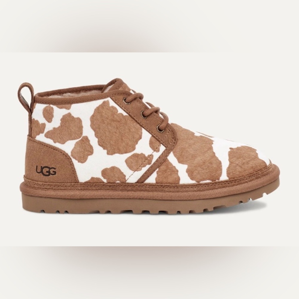 BNIB Ugg cow  hide neumel in women’s 8